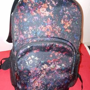Vans Backpack watercolor flowers